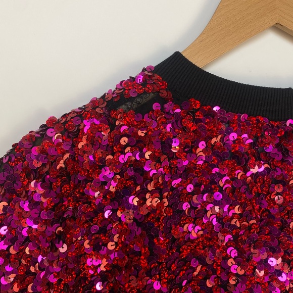 Ashish Iconic Full Sequin Top Size Medium - Picture 11 of 12